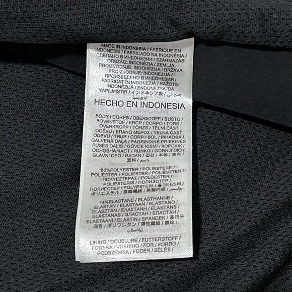 Nike Tigers Jacket Mens Large Black Snarling Tiger Full Zip Windbreaker Sample - Picture 9 of 13